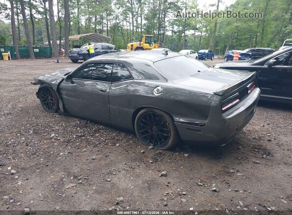 2C3CDZDJ4JH276434 2018 DODGE CHALLENGER Gray უკანა მარცხენა