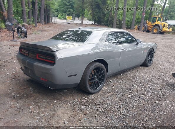 2C3CDZDJ4JH276434 2018 DODGE CHALLENGER Gray უკანა მარჯვენა