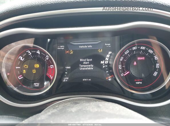 2C3CDZDJ4JH276434 2018 DODGE CHALLENGER Gray უკანა სავარძლების ხედი