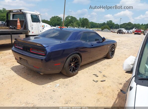 2C3CDZDJ7GH217127 2016 DODGE CHALLENGER Dark Blue Задняя правая четверть