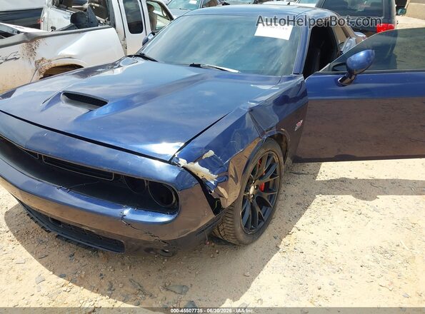 2C3CDZDJ7GH217127 2016 DODGE CHALLENGER Dark Blue Вид спереди