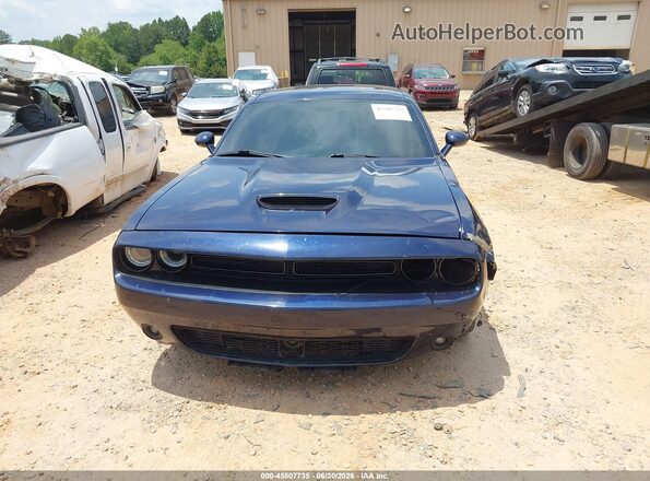 2C3CDZDJ7GH217127 2016 DODGE CHALLENGER Dark Blue Вид щитка приборов