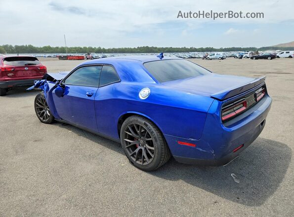 2C3CDZDJ9JH251190 2018 DODGE CHALLENGER Blue Tył lewy