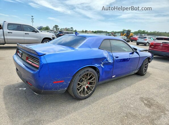 2C3CDZDJ9JH251190 2018 DODGE CHALLENGER Blue Tył prawy