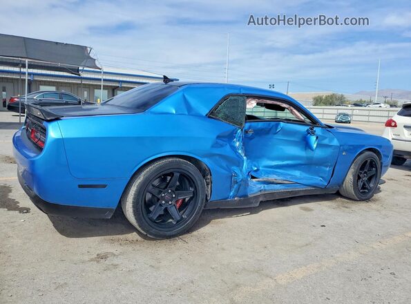 2C3CDZFJ0KH540490 2019 DODGE CHALLENGER Blue Задня права чверть