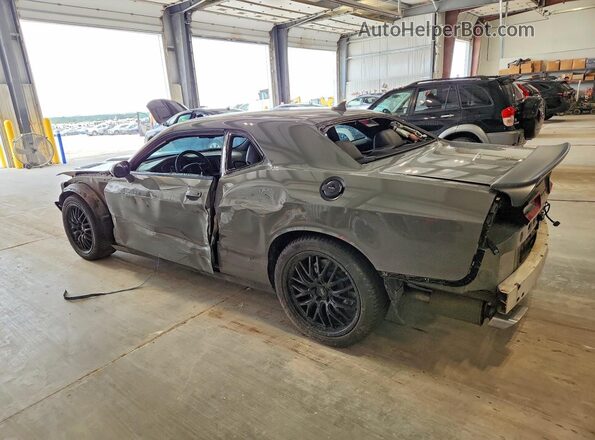 2C3CDZFJ0KH642291 2019 DODGE CHALLENGER Gray Rear left