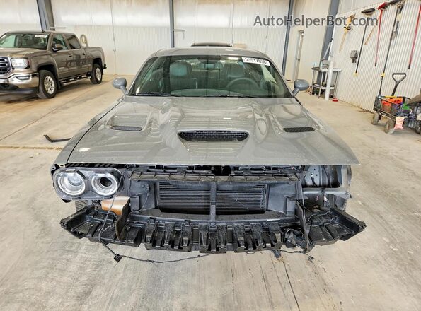 2C3CDZFJ0KH642291 2019 DODGE CHALLENGER Gray Front view