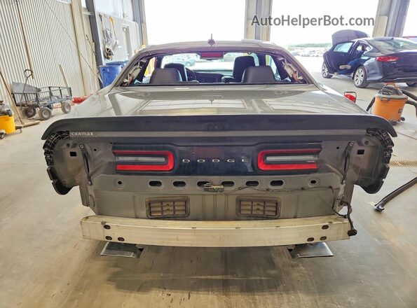 2C3CDZFJ0KH642291 2019 DODGE CHALLENGER Gray Rear view