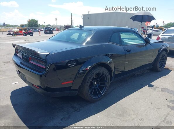 2C3CDZFJ0LH117359 2020 DODGE CHALLENGER Черный Задняя правая четверть