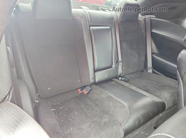 2C3CDZFJ0LH143153 2020 DODGE CHALLENGER Black უკანა სავარძლების ხედი