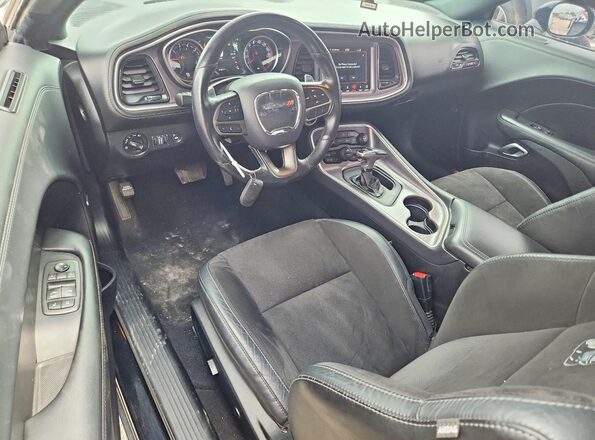 2C3CDZFJ0LH143153 2020 DODGE CHALLENGER Black წინა პანელის ხედი