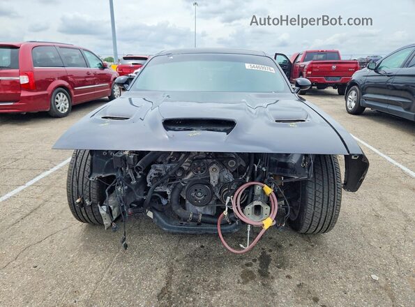 2C3CDZFJ0LH143153 2020 DODGE CHALLENGER Black წინა ხედი
