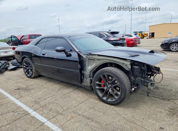 2C3CDZFJ0LH143153 2020 DODGE CHALLENGER Black წინა მარჯვენა