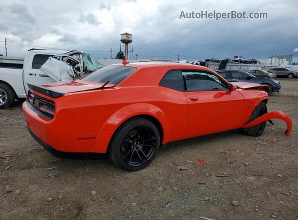2C3CDZFJ0NH124346 2022 DODGE CHALLENGER Orange Tył prawy