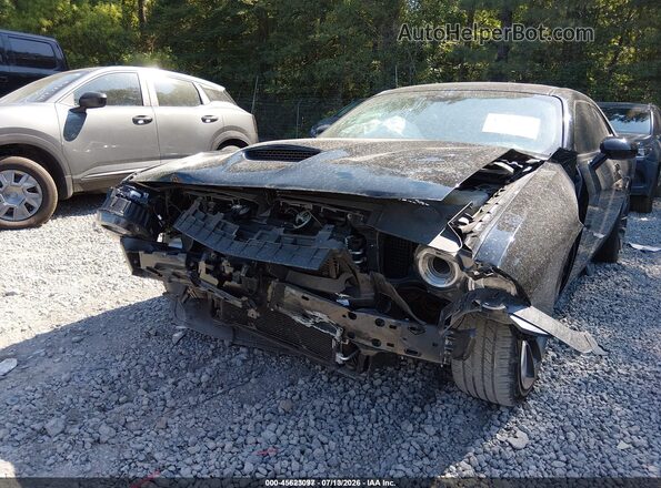 2C3CDZFJ0NH261013 2022 DODGE CHALLENGER Black Widok z przodu