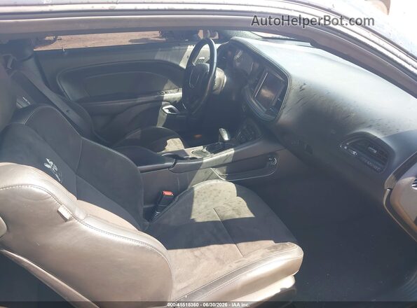 2C3CDZFJ0PH544420 2023 DODGE CHALLENGER Black Front interior view