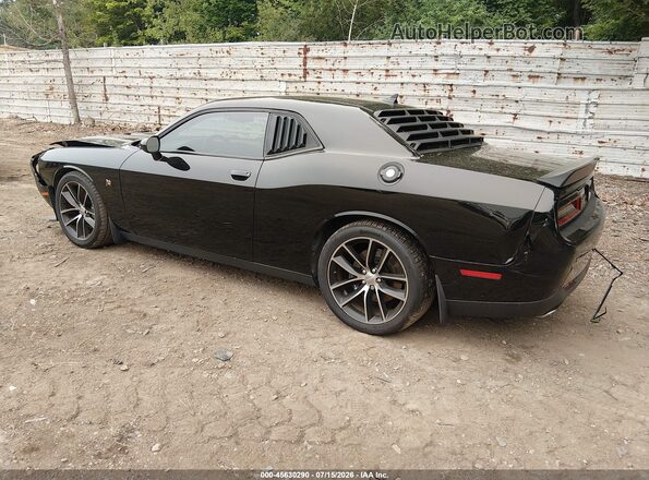 2C3CDZFJ1GH288949 2016 DODGE CHALLENGER Черный Задняя левая четверть