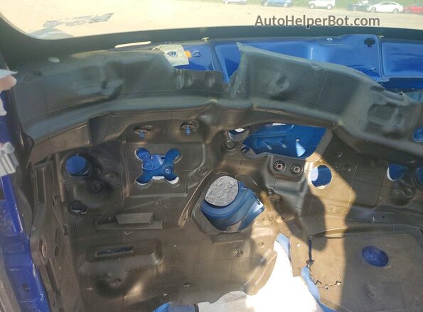 2C3CDZFJ1JH192729 2018 DODGE CHALLENGER Blue Instrument cluster view