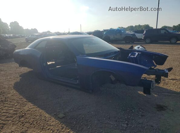 2C3CDZFJ1JH192729 2018 DODGE CHALLENGER Blue Front right