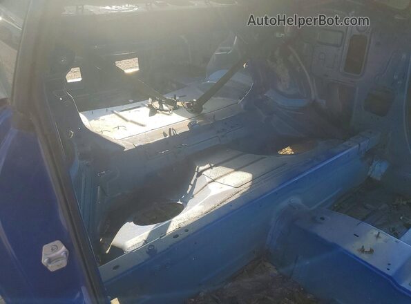 2C3CDZFJ1JH192729 2018 DODGE CHALLENGER Blue Rear seats view