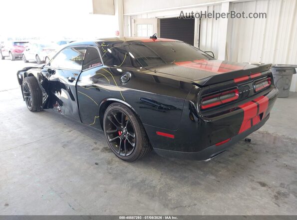2C3CDZFJ1LH231175 2020 DODGE CHALLENGER Black Задня ліва чверть
