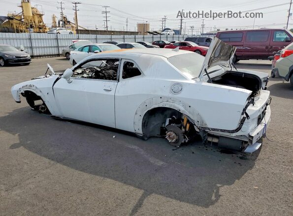 2C3CDZFJ1MH560184 2021 DODGE CHALLENGER White Задня ліва чверть