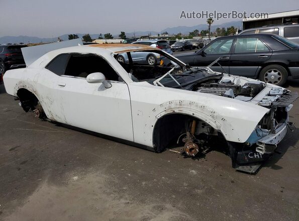 2C3CDZFJ1MH560184 2021 DODGE CHALLENGER White Передня права чверть