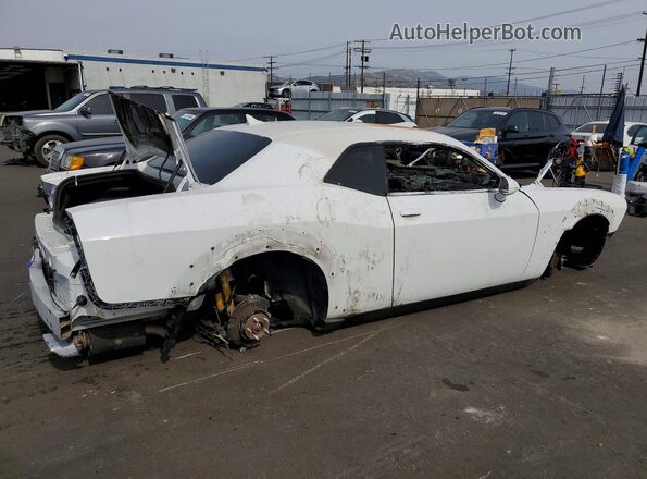 2C3CDZFJ1MH560184 2021 DODGE CHALLENGER White Задня права чверть