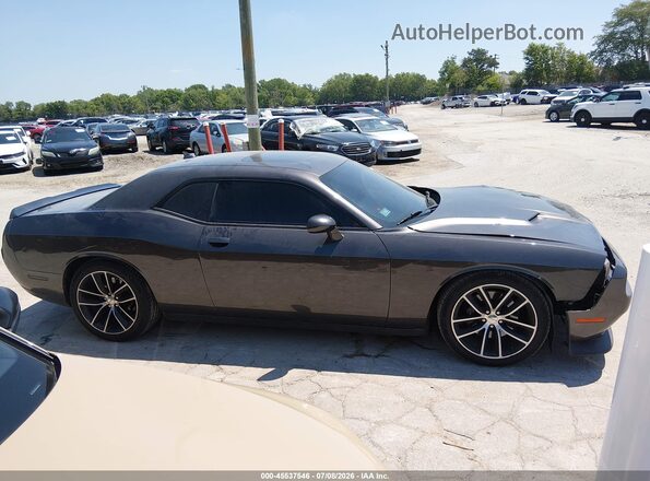 2C3CDZFJ2GH101606 2016 DODGE CHALLENGER Gray Widok wnętrza z tyłu