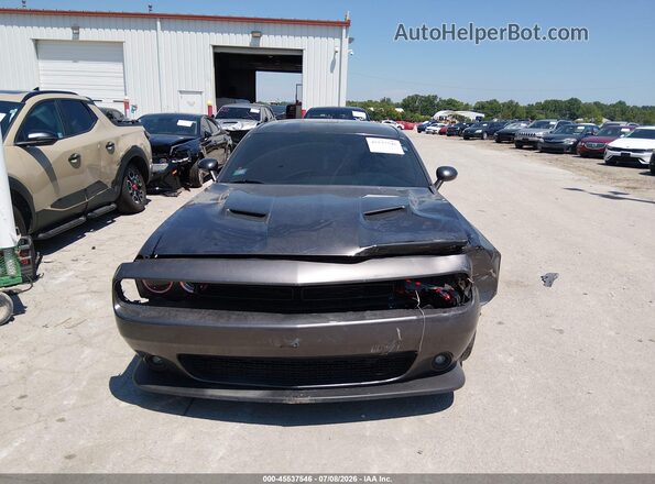 2C3CDZFJ2GH101606 2016 DODGE CHALLENGER Gray Widok zestawu wskaźników