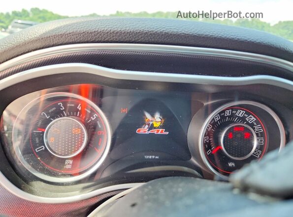 2C3CDZFJ2GH111682 2016 DODGE CHALLENGER Gray Widok zestawu wskaźników