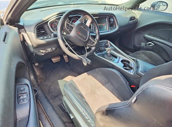 2C3CDZFJ2GH111682 2016 DODGE CHALLENGER Gray Widok deski rozdzielczej