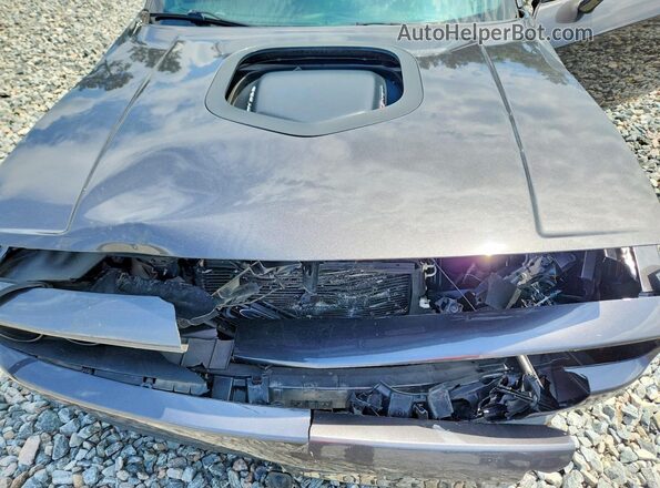 2C3CDZFJ2GH111682 2016 DODGE CHALLENGER Gray Widok wnętrza z tyłu