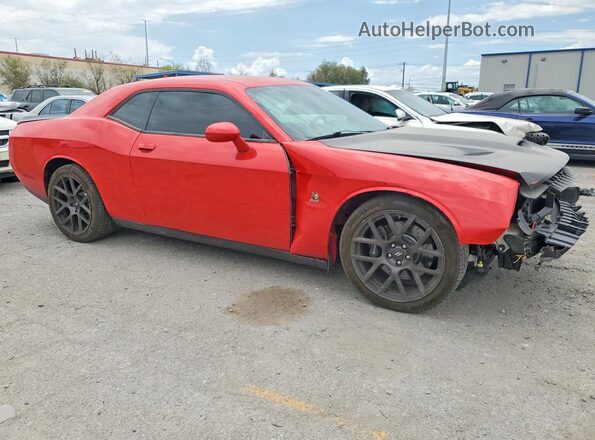 2C3CDZFJ2KH652577 2019 DODGE CHALLENGER Red Передня права чверть