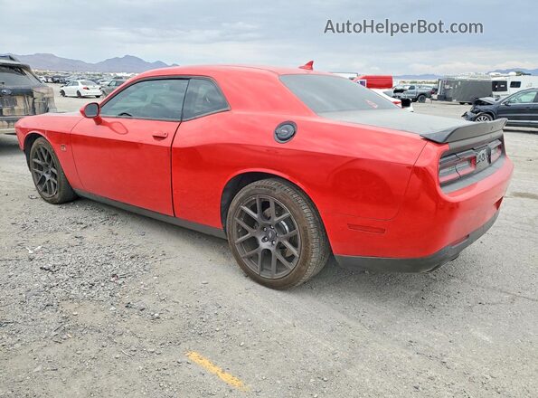 2C3CDZFJ2KH652577 2019 DODGE CHALLENGER Red Задня ліва чверть
