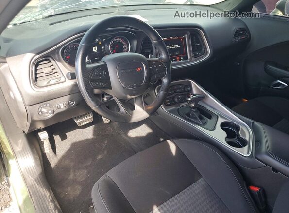 2C3CDZFJ2LH103978 2020 DODGE CHALLENGER Green წინა პანელის ხედი