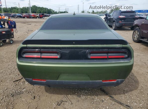 2C3CDZFJ2LH103978 2020 DODGE CHALLENGER Green უკანა ხედი