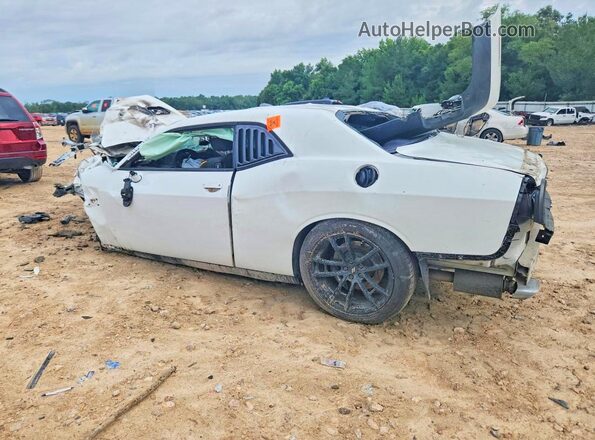 2C3CDZFJ2LH178566 2020 DODGE CHALLENGER White Задня ліва чверть