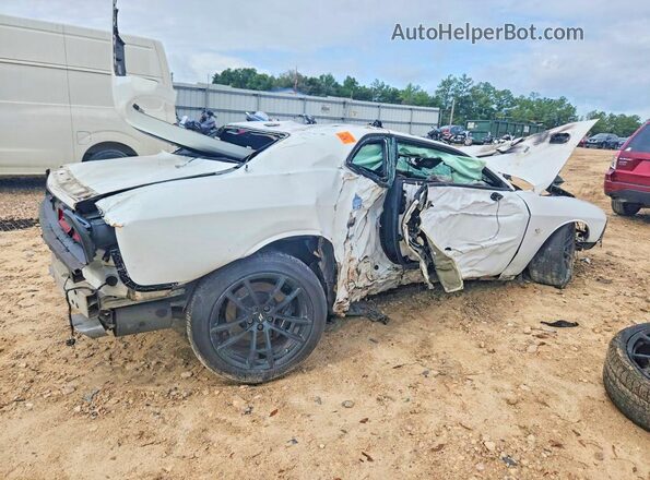 2C3CDZFJ2LH178566 2020 DODGE CHALLENGER White Задня права чверть