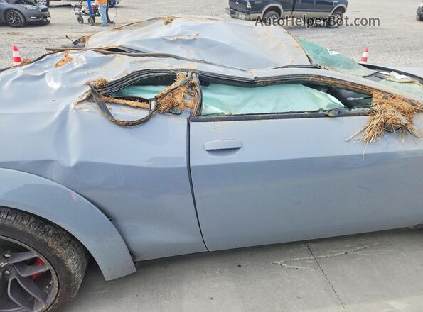 2C3CDZFJ2MH509681 2021 DODGE CHALLENGER Серый Вид задних сидений