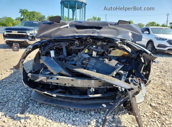 2C3CDZFJ2MH550893 2021 DODGE CHALLENGER Black Front view