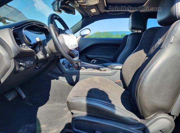 2C3CDZFJ2MH550893 2021 DODGE CHALLENGER Black Front interior view