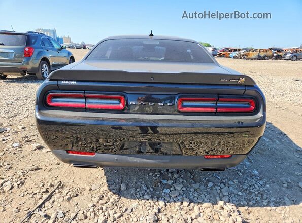 2C3CDZFJ2MH550893 2021 DODGE CHALLENGER Black Rear view