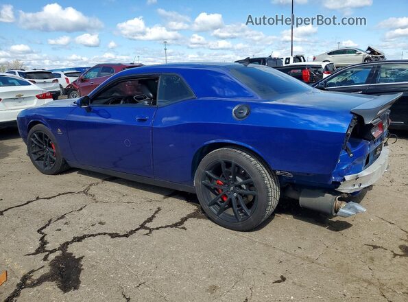 2C3CDZFJ2MH563935 2021 DODGE CHALLENGER Blue Задня ліва чверть