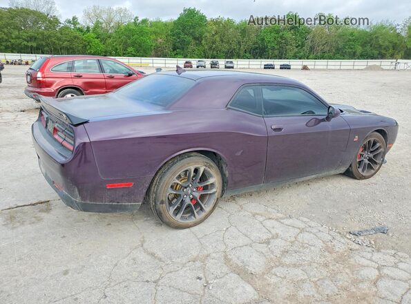 2C3CDZFJ2MH564065 2021 DODGE CHALLENGER Purple Rear right