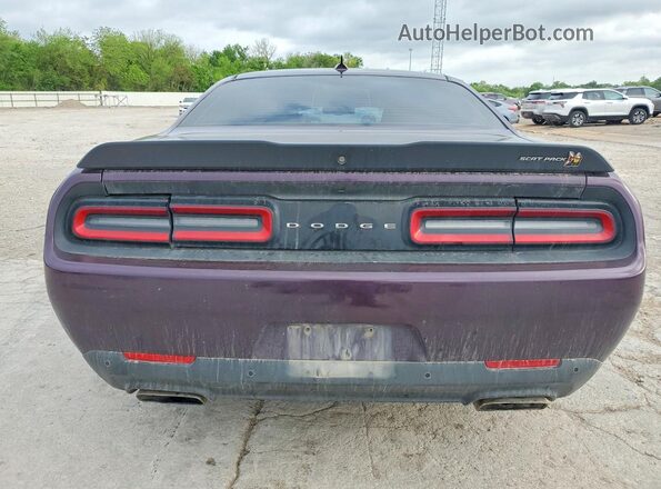 2C3CDZFJ2MH564065 2021 DODGE CHALLENGER Purple Rear view