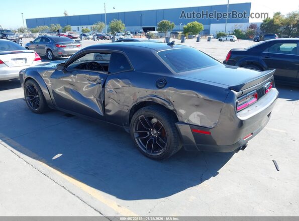 2C3CDZFJ2MH577771 2021 DODGE CHALLENGER Серый Задняя левая четверть