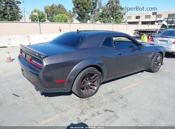 2C3CDZFJ2MH577771 2021 DODGE CHALLENGER Серый Задняя правая четверть