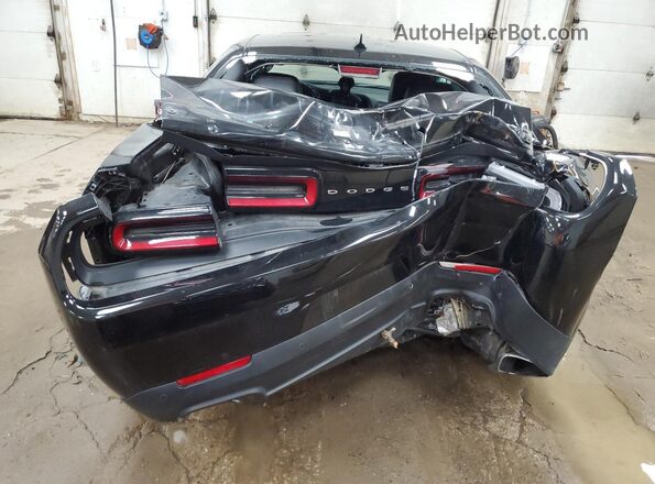 2C3CDZFJ2MH602765 2021 DODGE CHALLENGER Black უკანა ხედი