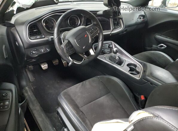 2C3CDZFJ2MH602765 2021 DODGE CHALLENGER Black წინა პანელის ხედი